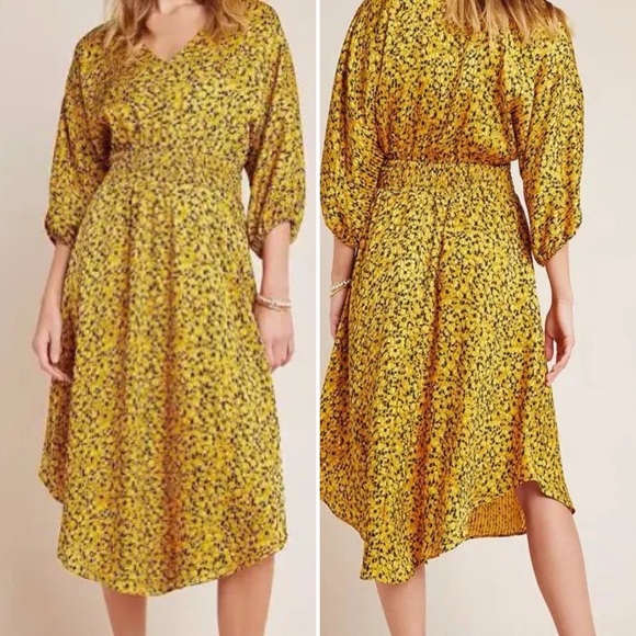 Anthropologie Dresses & Skirts - Anthropologie| Marigold Midi Dress | Sz Small.  Pre owned condition